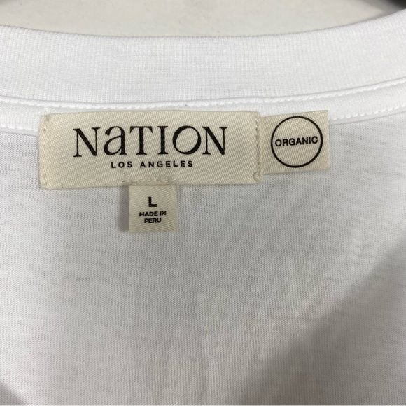 Flora Peasant Tee organic cotton Nation Los Angeles Peru - Picture 7 of 8